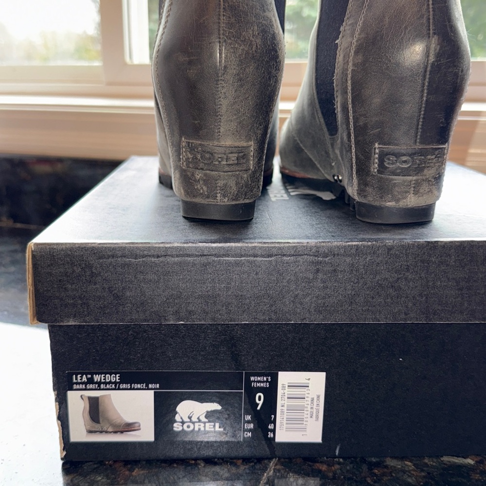 Women’s SOREL Lea Wedge. Size 9. Grey Super cute and Comfortable. - Picture 8 of 8